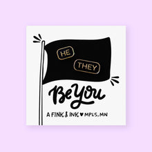 Load image into Gallery viewer, Mini Pronoun Enamel Pins