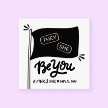 Load image into Gallery viewer, Mini Pronoun Enamel Pins