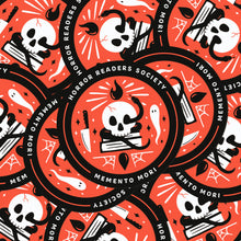 Load image into Gallery viewer, Horror Readers Society Vinyl Sticker