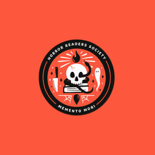 Load image into Gallery viewer, Horror Readers Society Vinyl Sticker