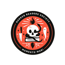 Load image into Gallery viewer, Horror Readers Society Vinyl Sticker