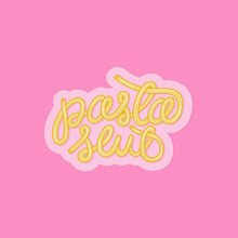 Load image into Gallery viewer, Pasta Slut Pink Vinyl Sticker