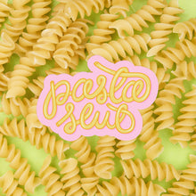 Load image into Gallery viewer, Pasta Slut Pink Vinyl Sticker