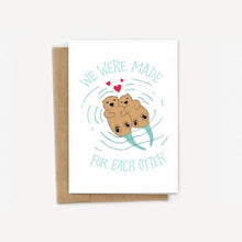 Load image into Gallery viewer, Made For Each Otter Card