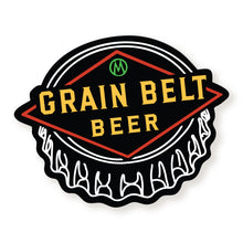 Load image into Gallery viewer, Minneapolis Grain Belt Neon Sign Sticker