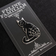 Load image into Gallery viewer, Spooky Black Cat Pin