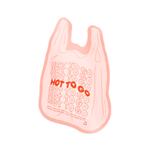 Load image into Gallery viewer, The Original Hot To Go Plastic Bag Chappell Roan Inspired Vinyl Sticker