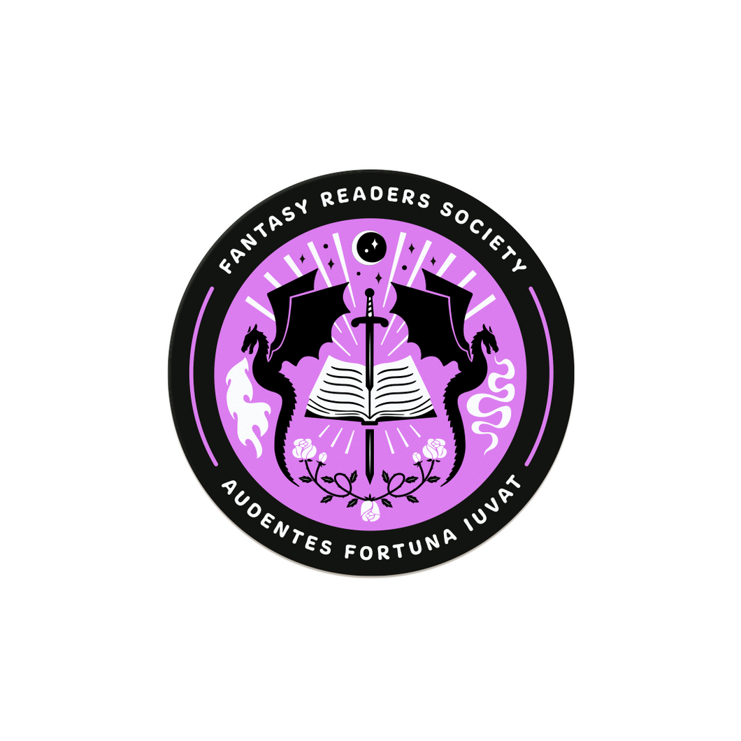 Fantasy Readers Society Vinyl Sticker