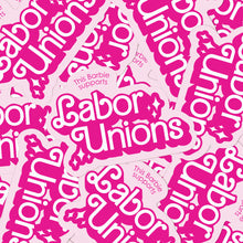 Load image into Gallery viewer, This Barbie Supports Labor Unions Pink Vinyl Sticker