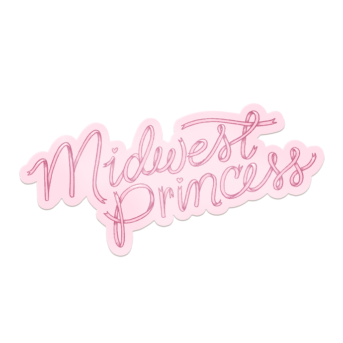 Midwest Princess Coquette Chappell Roan Inspired Vinyl Sticker