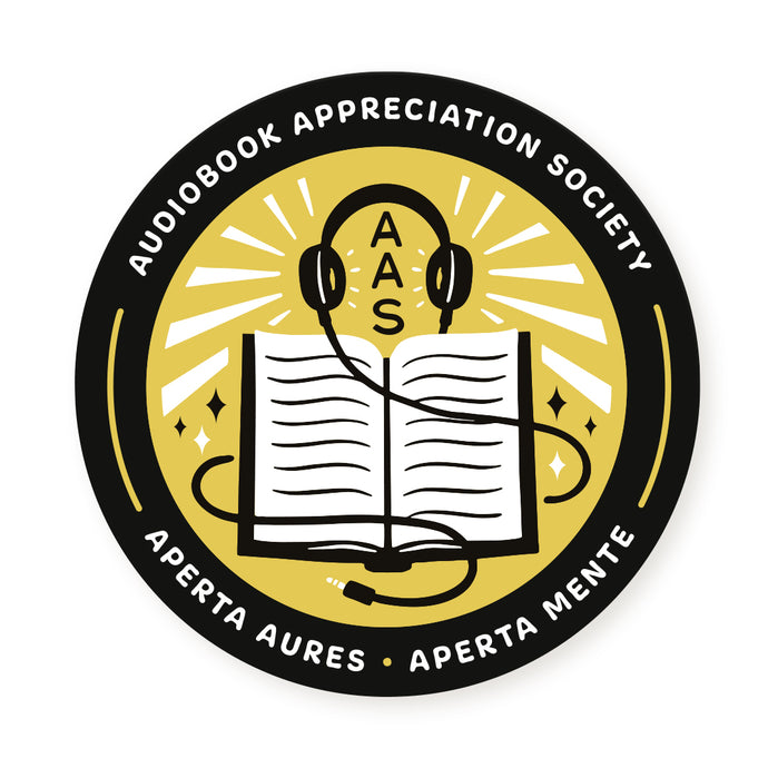 Audiobook Appreciation Society Vinyl Sticker