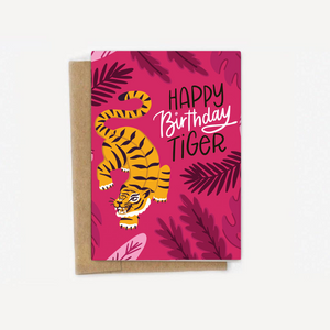 Happy Birthday Tiger Card