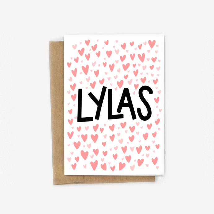 LYLAS (Love You Like A Sister) Friendship Card