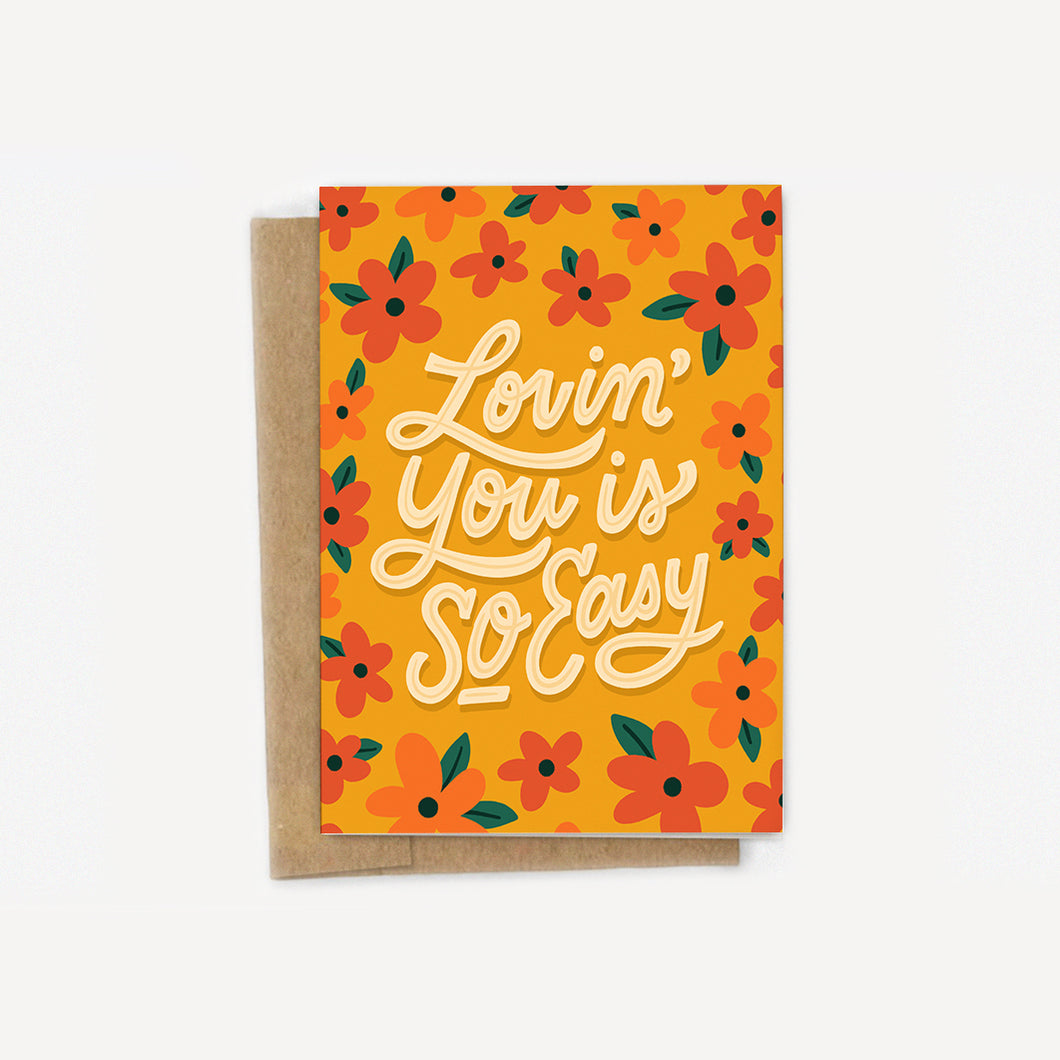 Lovin' You is So Easy Card