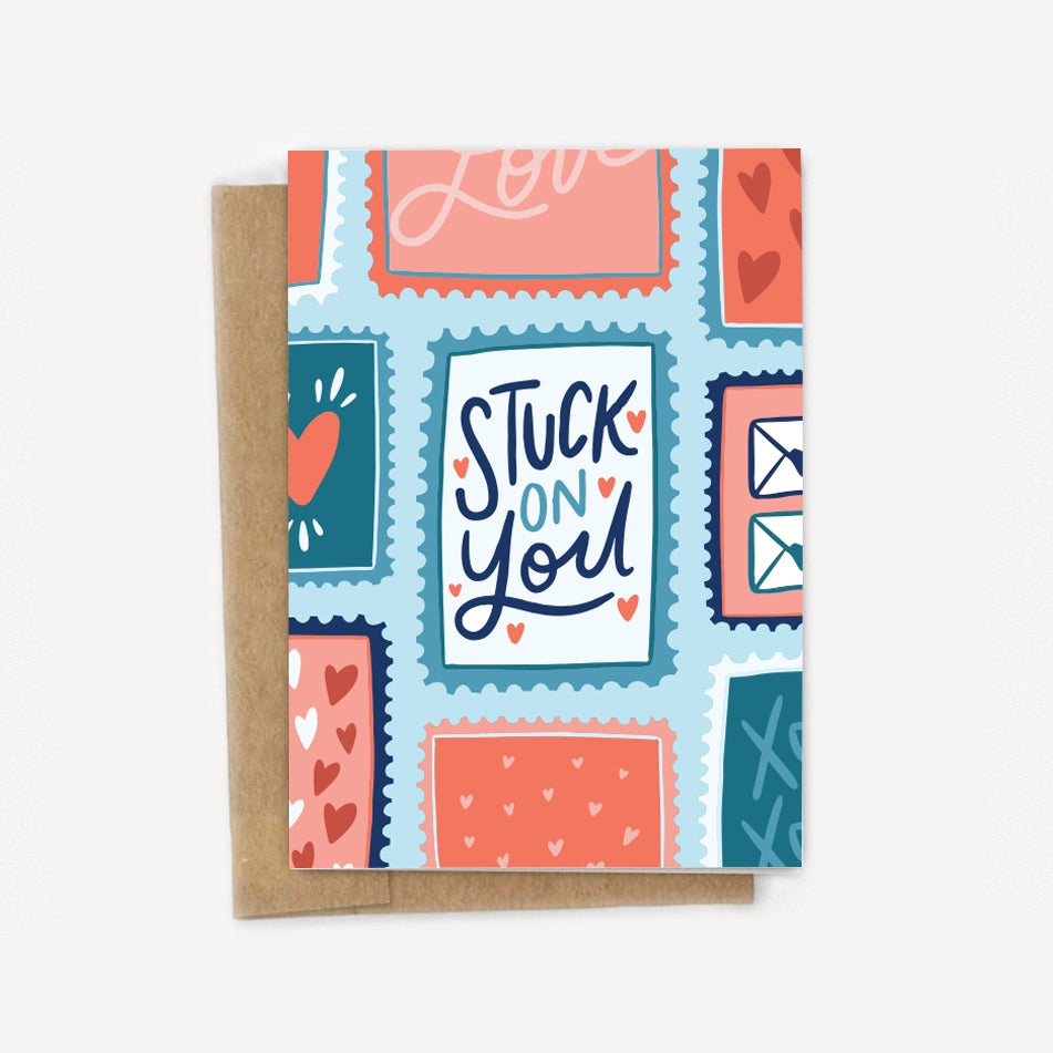 Stuck On You Stamps Card