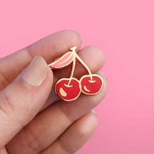Pair o' Lucky Cherries Pin