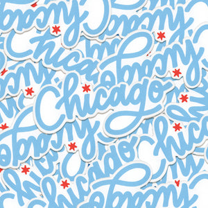 Chicago Flag Sticker
