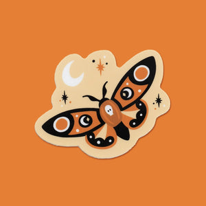 Midnight Moth Vinyl Sticker