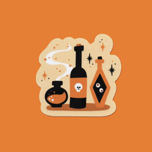 Load image into Gallery viewer, Apothecary&#39;s Potion Bottle Trio Vinyl Sticker