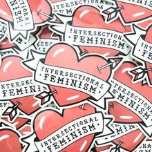 Load image into Gallery viewer, Intersectional Feminism Glossy Vinyl Stickers