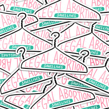 Load image into Gallery viewer, Legal Abortion Saves Lives Vinyl Stickers