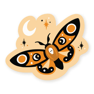 Midnight Moth Vinyl Sticker