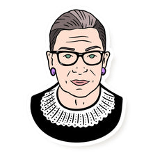Load image into Gallery viewer, RBG Ruth Bader Ginsburg Sticker