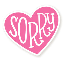 Load image into Gallery viewer, Over Apologizer Sorry Heart Sticker