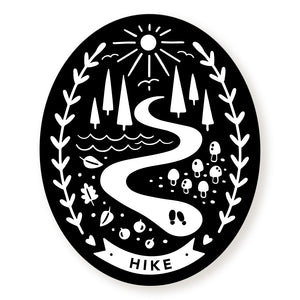 Hike Vinyl Sticker