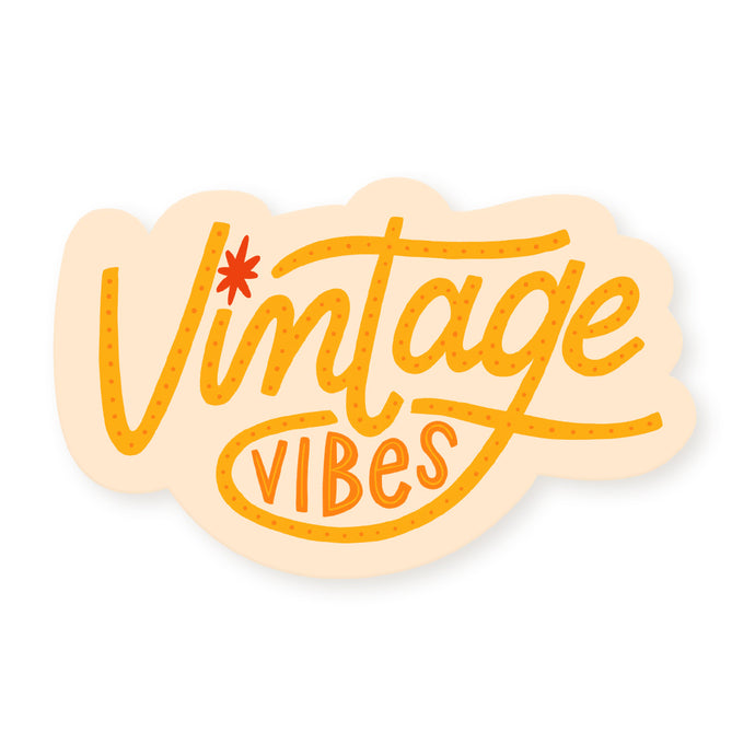 Vintage Vibes Vinyl Sticker