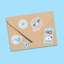 Load image into Gallery viewer, Save Snail Mail Vinyl Sticker Sheet