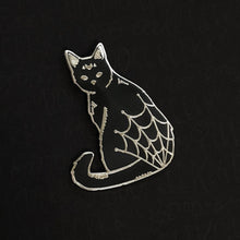 Load image into Gallery viewer, Spooky Black Cat Pin