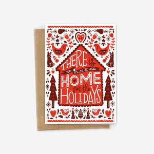 There's No-rdic Place Like Home for the Holidays Christmas Card