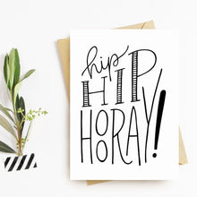 Load image into Gallery viewer, Hip Hip Hooray Congrats Card